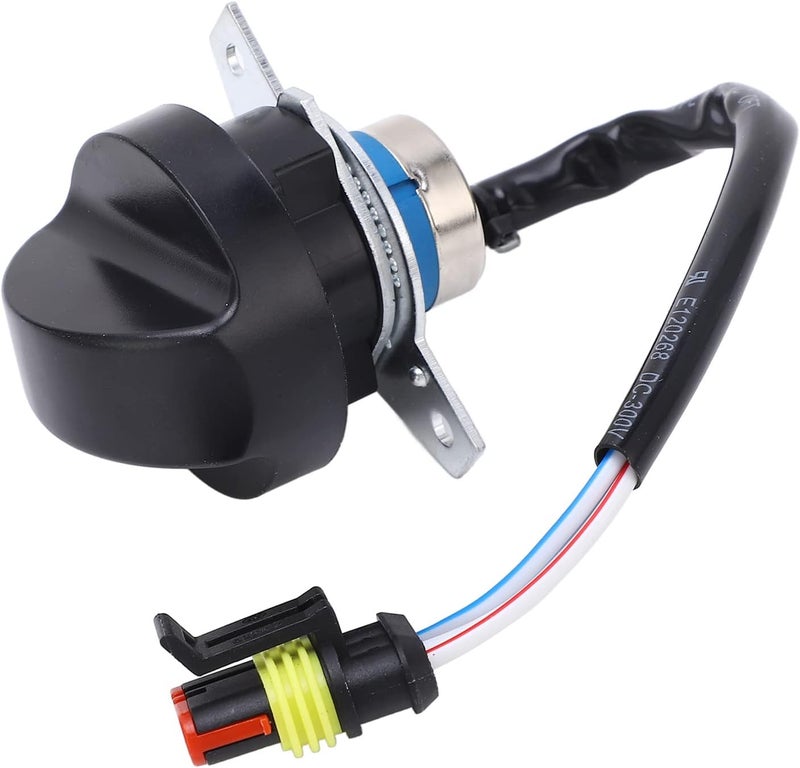Srliya Throttle Motor Knob, Throttle Control Rotary Switch for SANY Excavator, Metal Joint, Plastic Shell, Good, Wear and Aging - Image 2